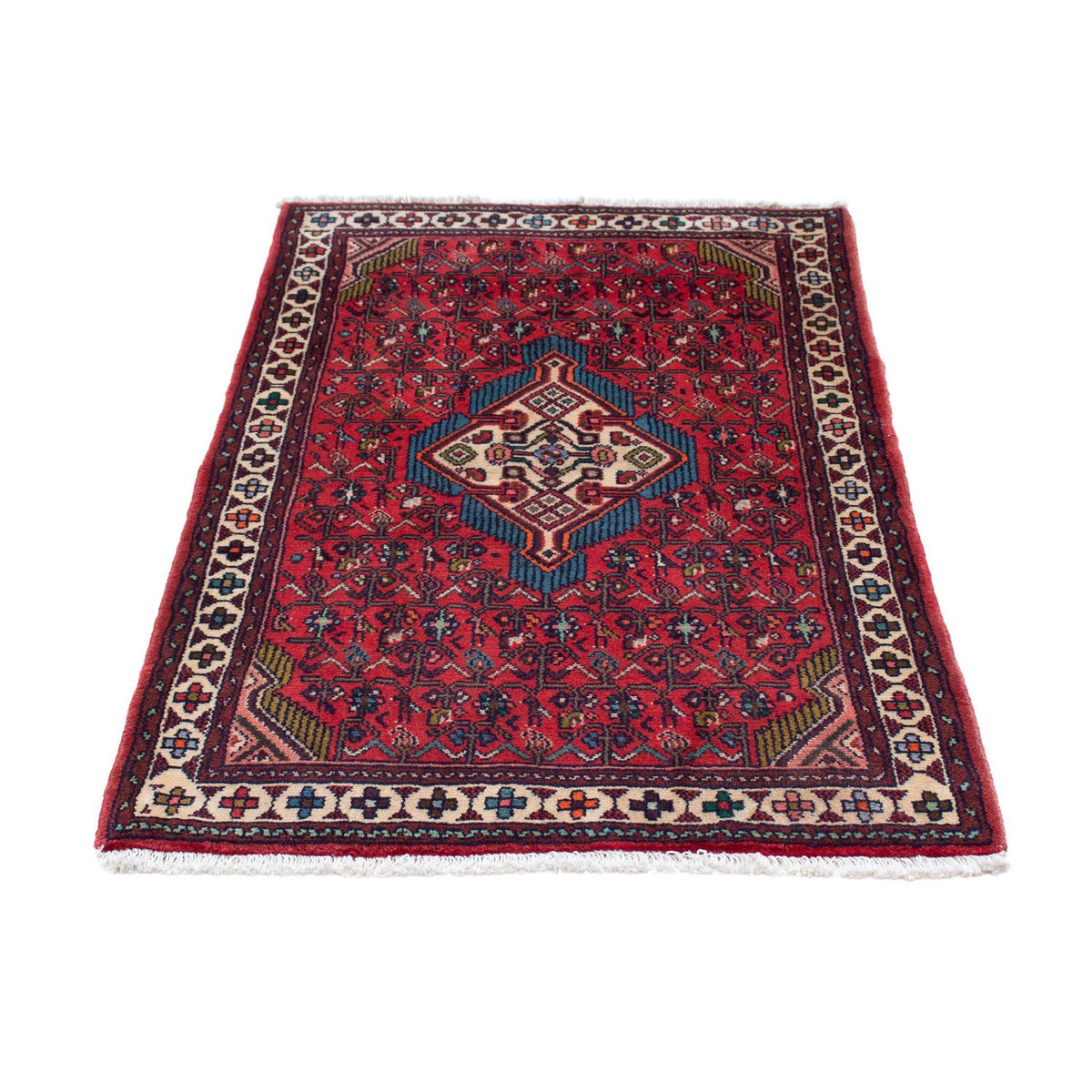 Alfombra persa - Nómada - 127 x 79 cm - rojo