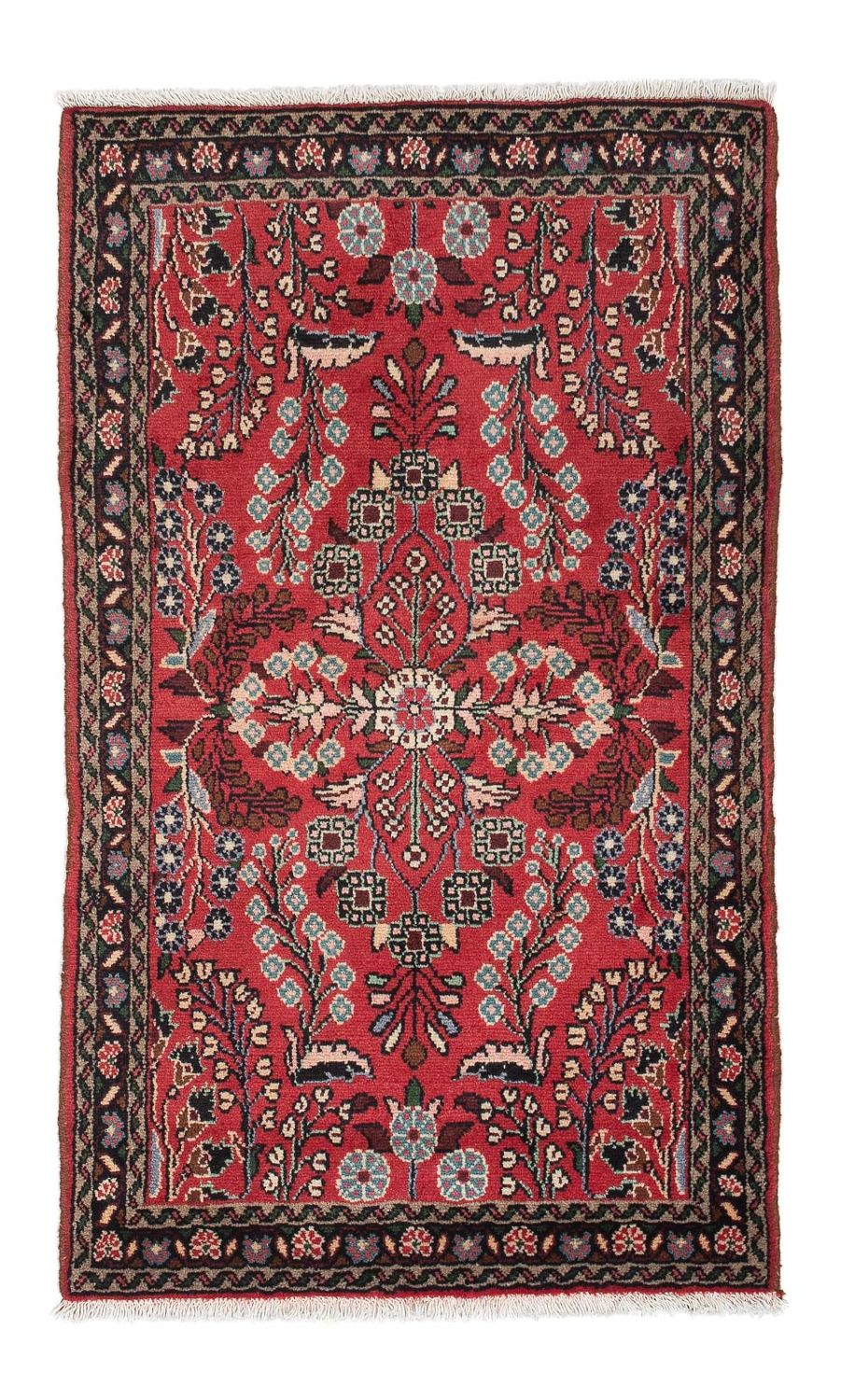 Alfombra persa - Nómada - 133 x 81 cm - rojo