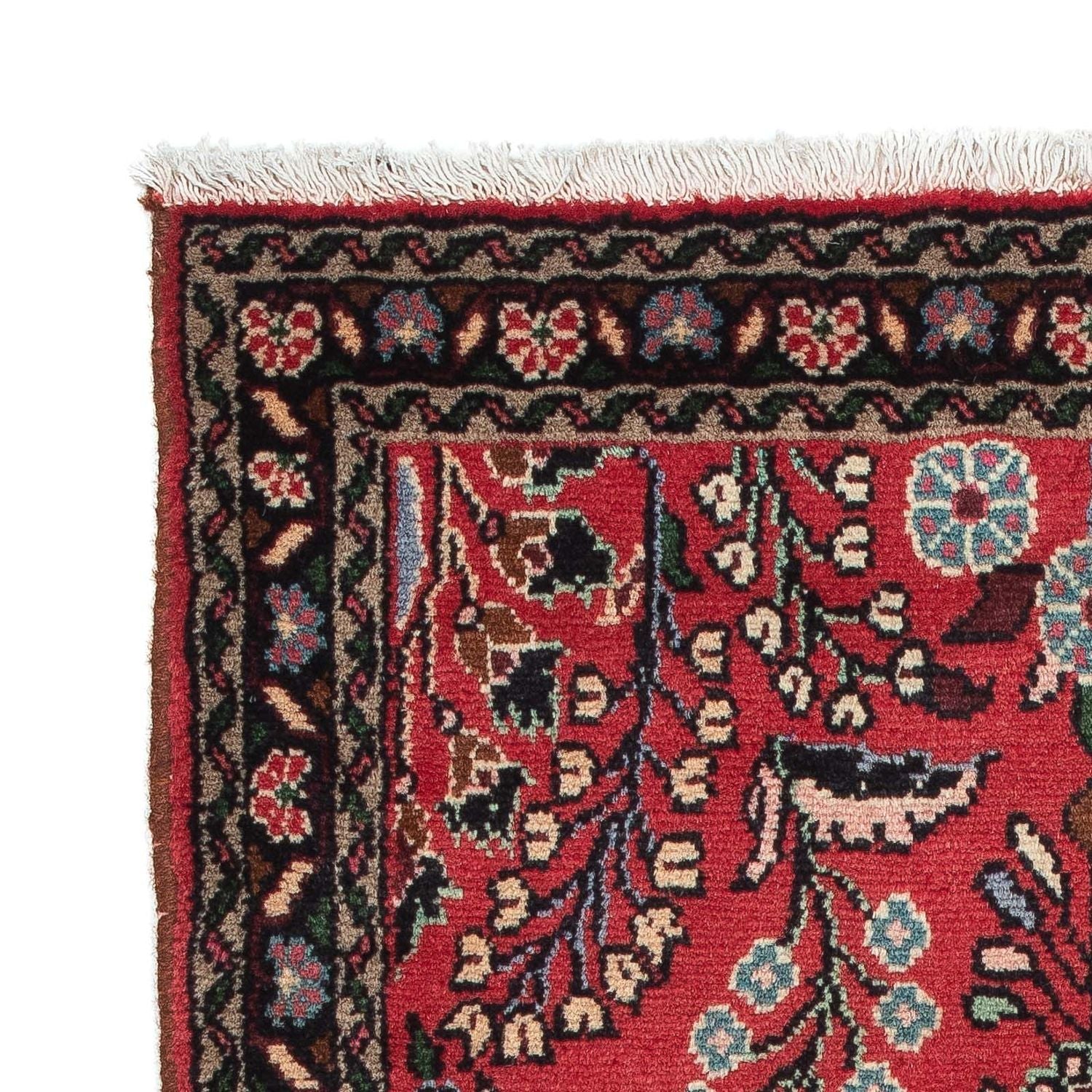 Alfombra persa - Nómada - 133 x 81 cm - rojo