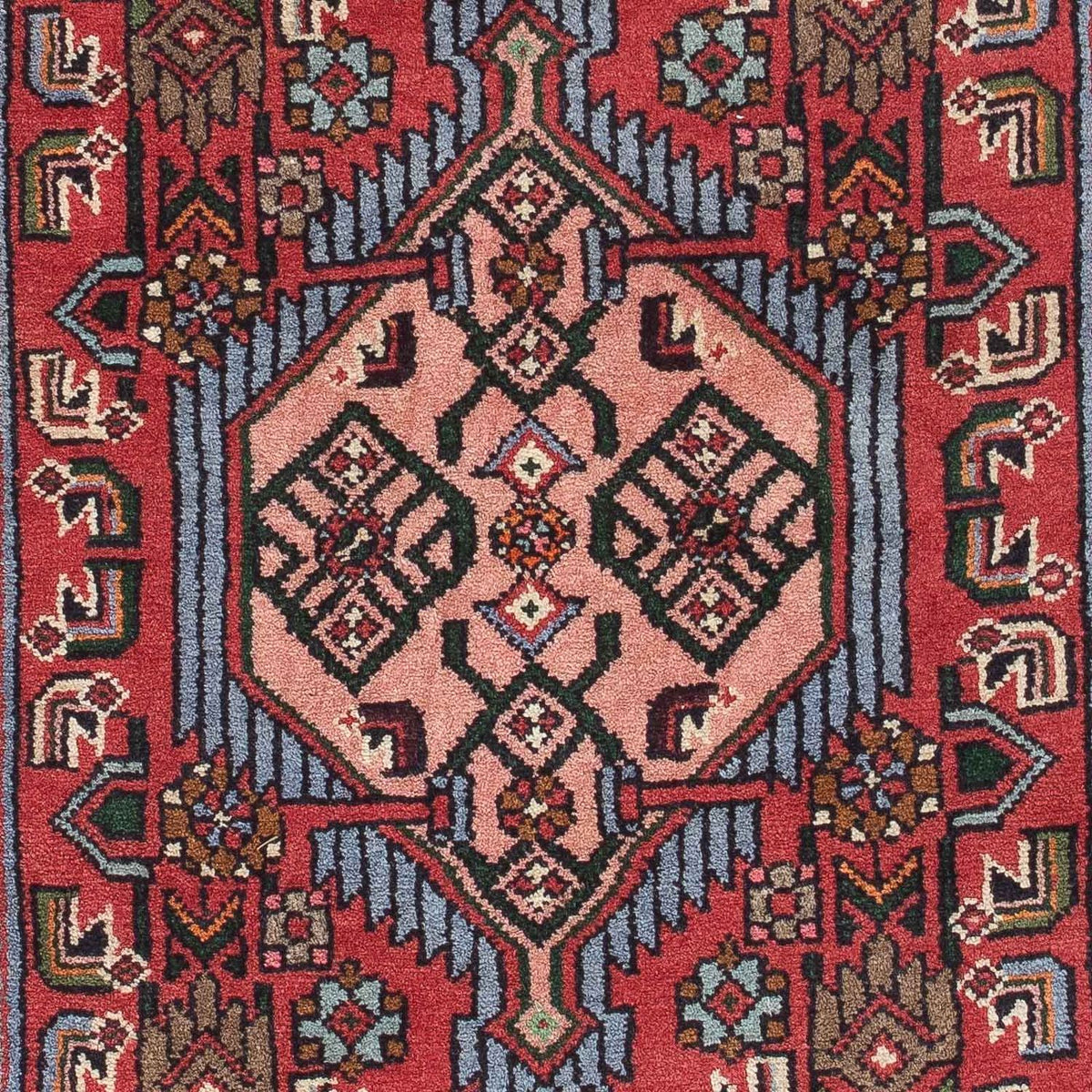 Alfombra persa - Nómada - 127 x 76 cm - rojo