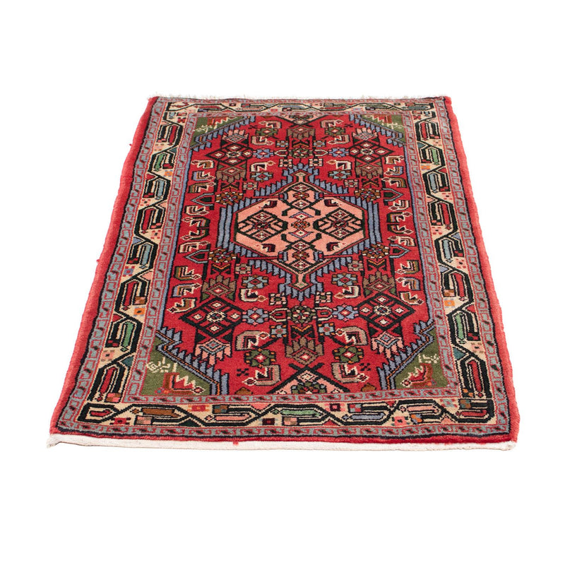 Alfombra persa - Nómada - 127 x 76 cm - rojo