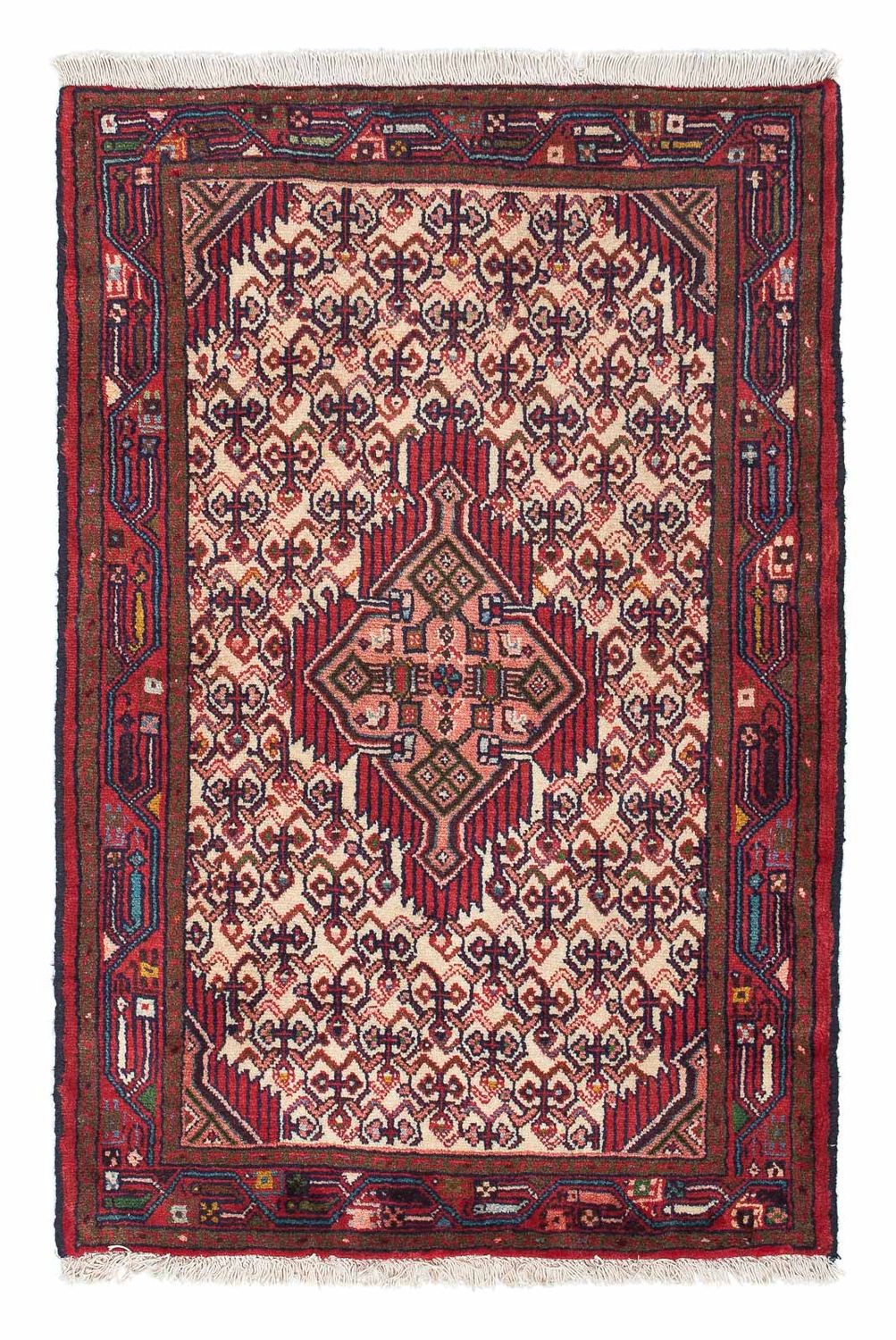 Alfombra persa - Nómada - 122 x 80 cm - beige