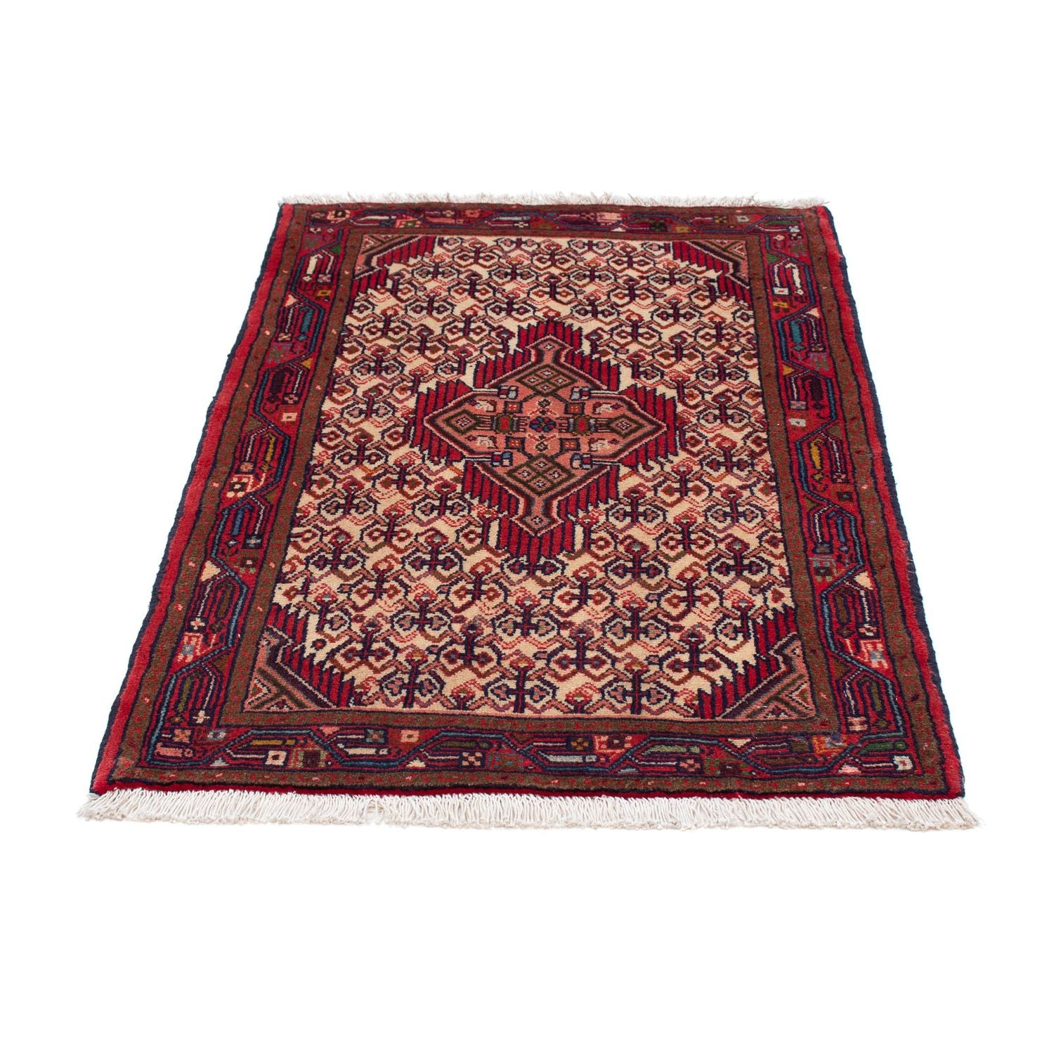 Alfombra persa - Nómada - 122 x 80 cm - beige