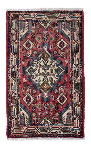 Alfombra persa - Nómada - 125 x 77 cm - rojo