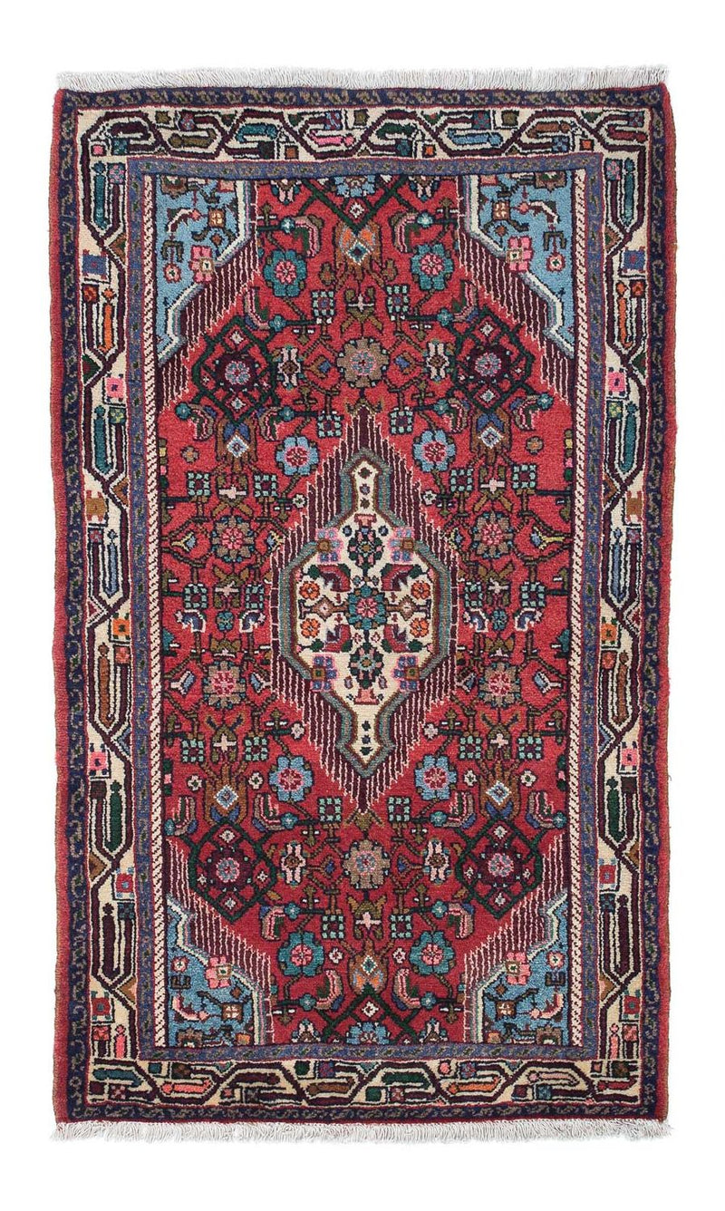 Alfombra persa - Nómada - 133 x 81 cm - rojo