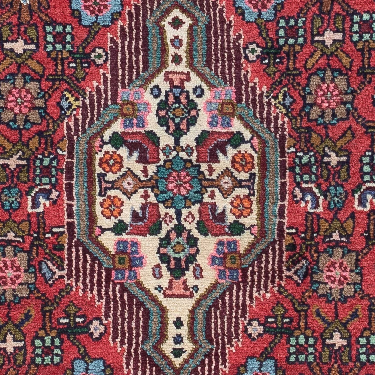 Alfombra persa - Nómada - 133 x 81 cm - rojo