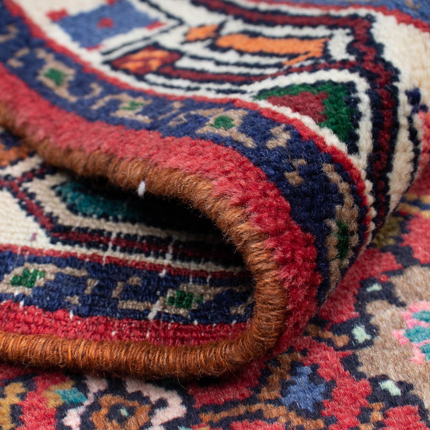 Alfombra persa - Nómada - 133 x 81 cm - rojo