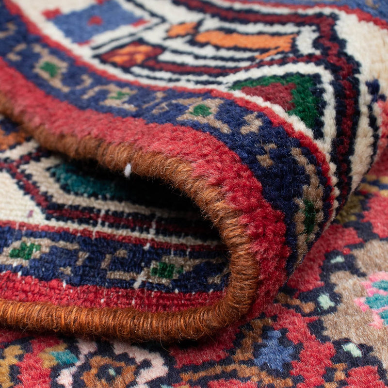 Alfombra persa - Nómada - 133 x 81 cm - rojo