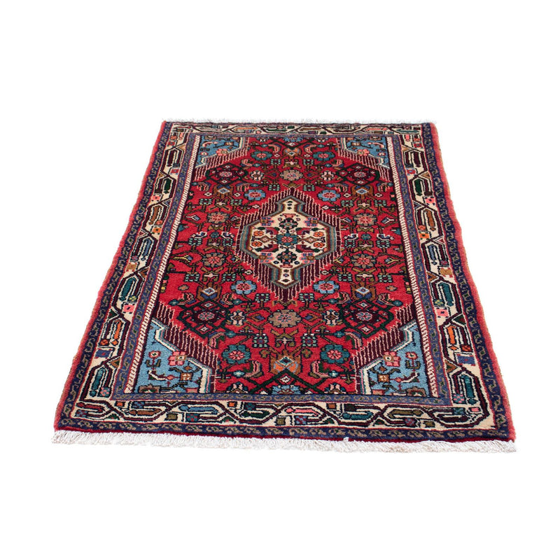 Alfombra persa - Nómada - 133 x 81 cm - rojo