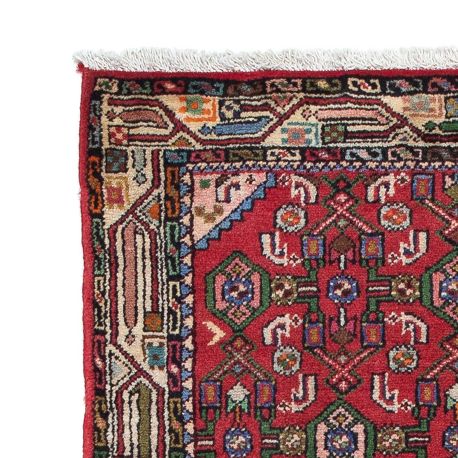 Alfombra persa - Nómada - 124 x 78 cm - rojo