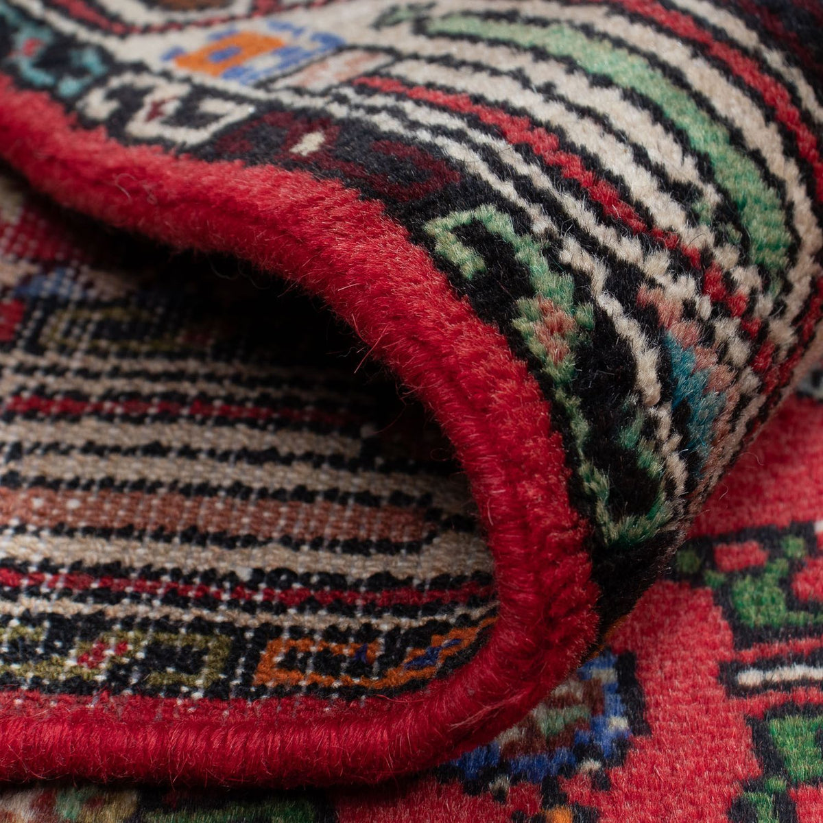 Alfombra persa - Nómada - 124 x 78 cm - rojo