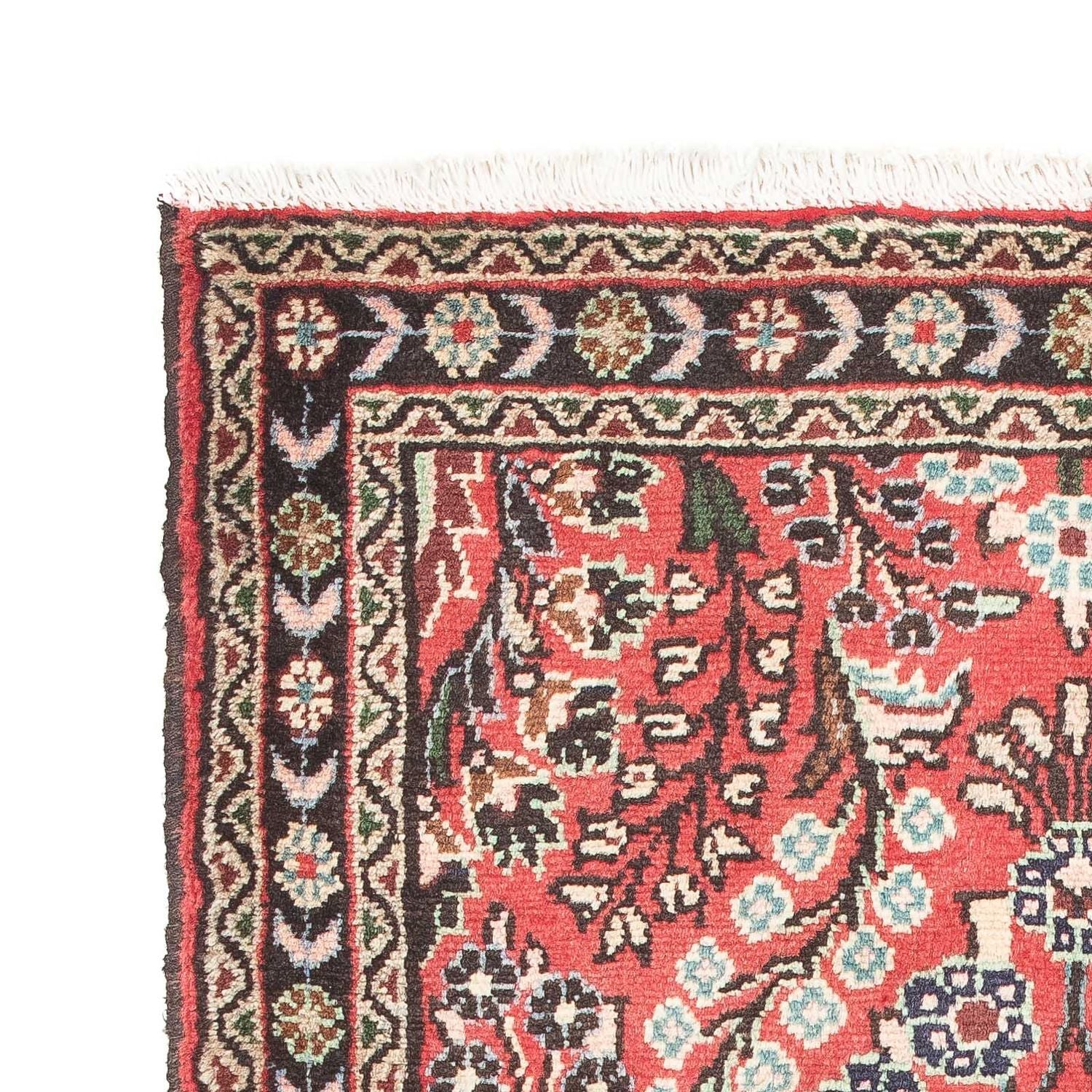 Alfombra persa - Nómada - 133 x 85 cm - rojo claro
