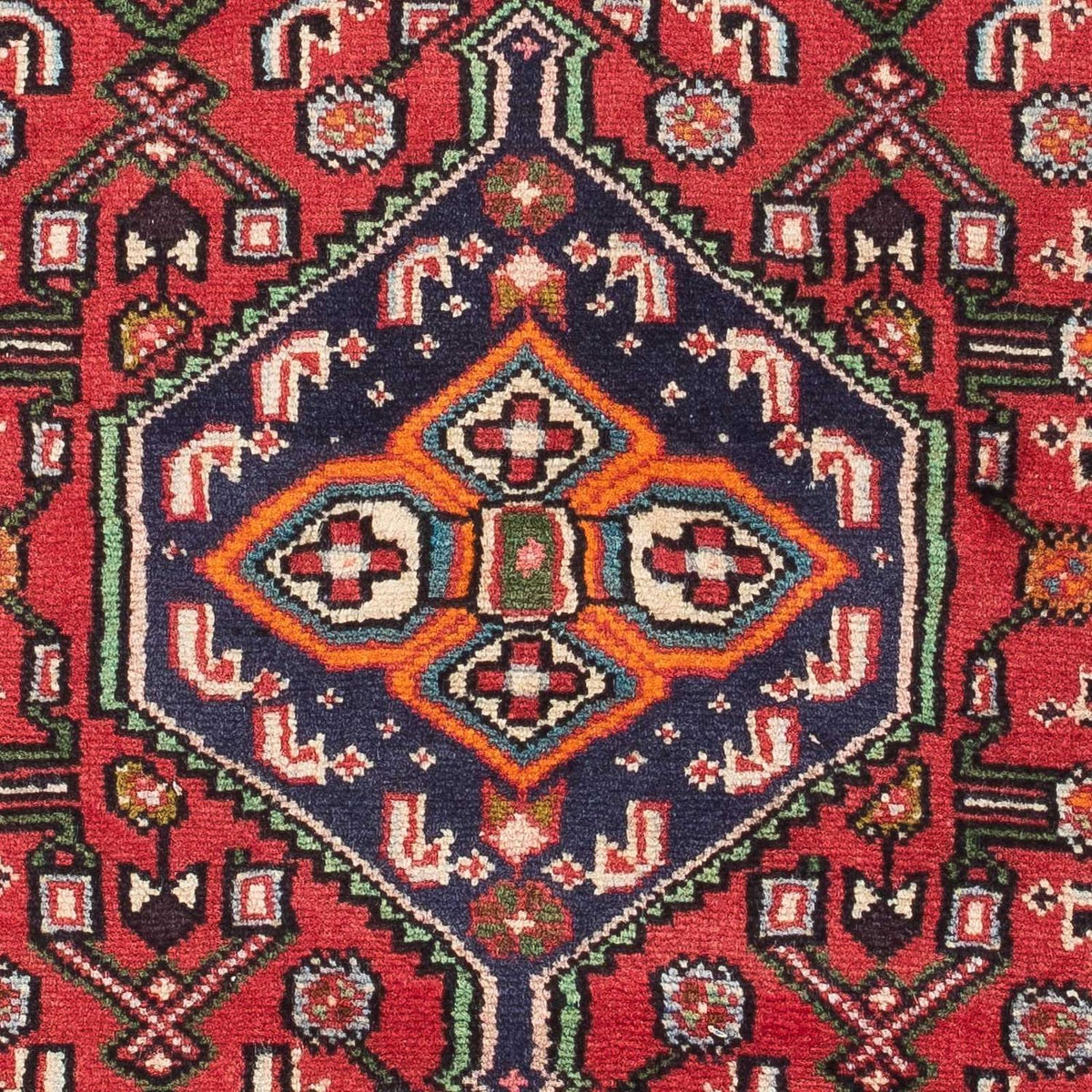 Alfombra persa - Nómada - 132 x 77 cm - rojo
