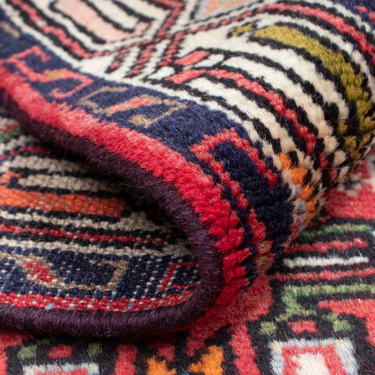 Alfombra persa - Nómada - 132 x 77 cm - rojo