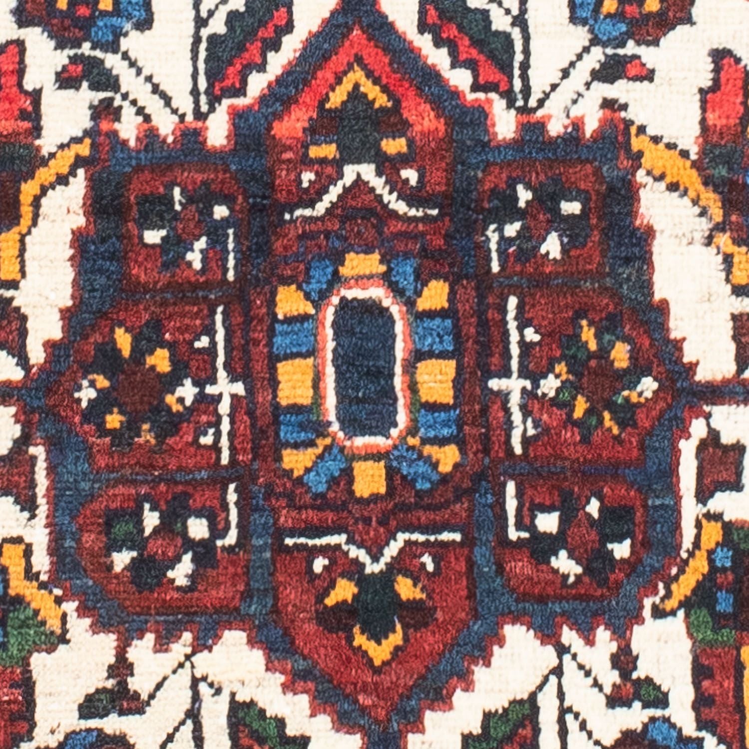 Alfombra persa - Nómada - 143 x 107 cm - azul oscuro