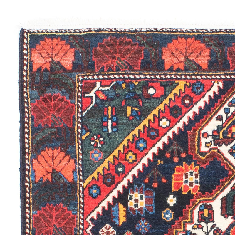 Alfombra persa - Nómada - 143 x 107 cm - azul oscuro