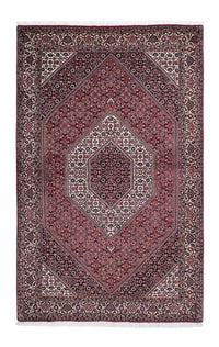 Alfombra persa - Bidjar - 200 x 131 cm - rojo claro