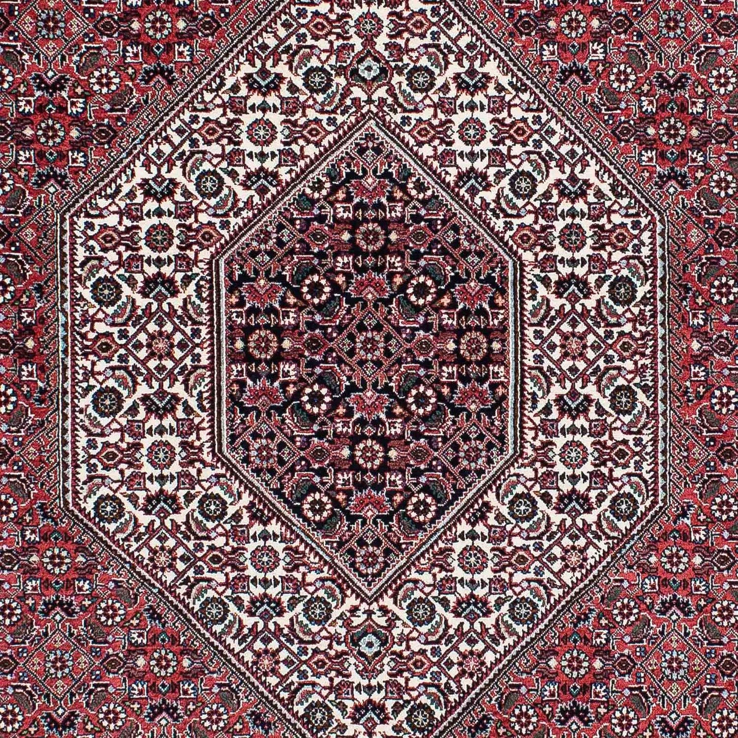 Alfombra persa - Bidjar - 200 x 131 cm - rojo claro