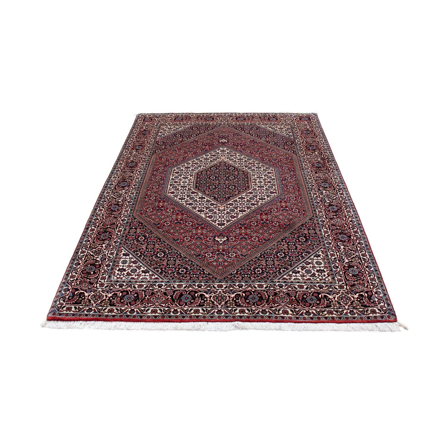 Alfombra persa - Bidjar - 200 x 131 cm - rojo claro