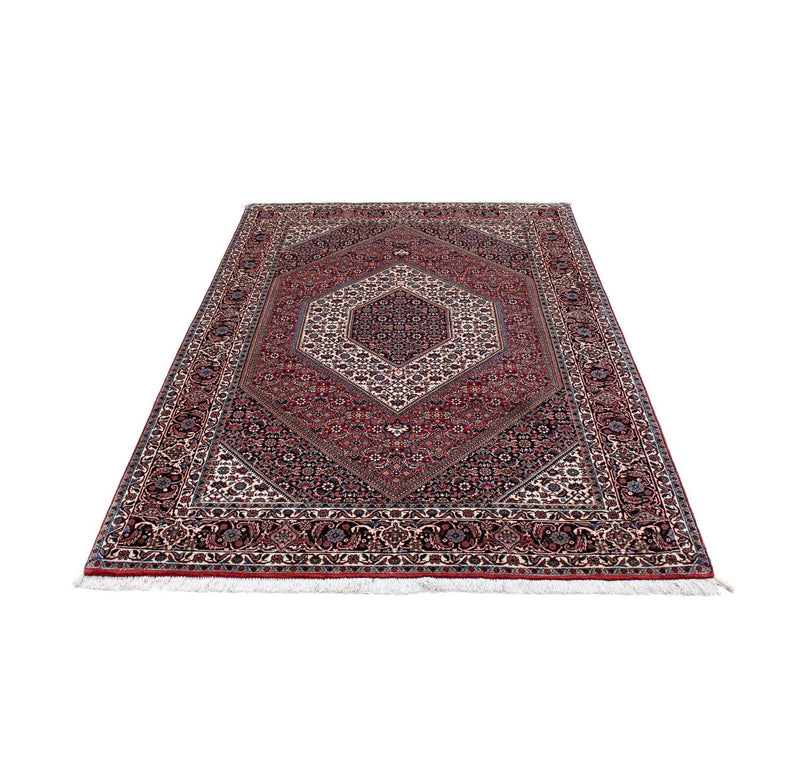 Alfombra persa - Bidjar - 200 x 131 cm - rojo claro