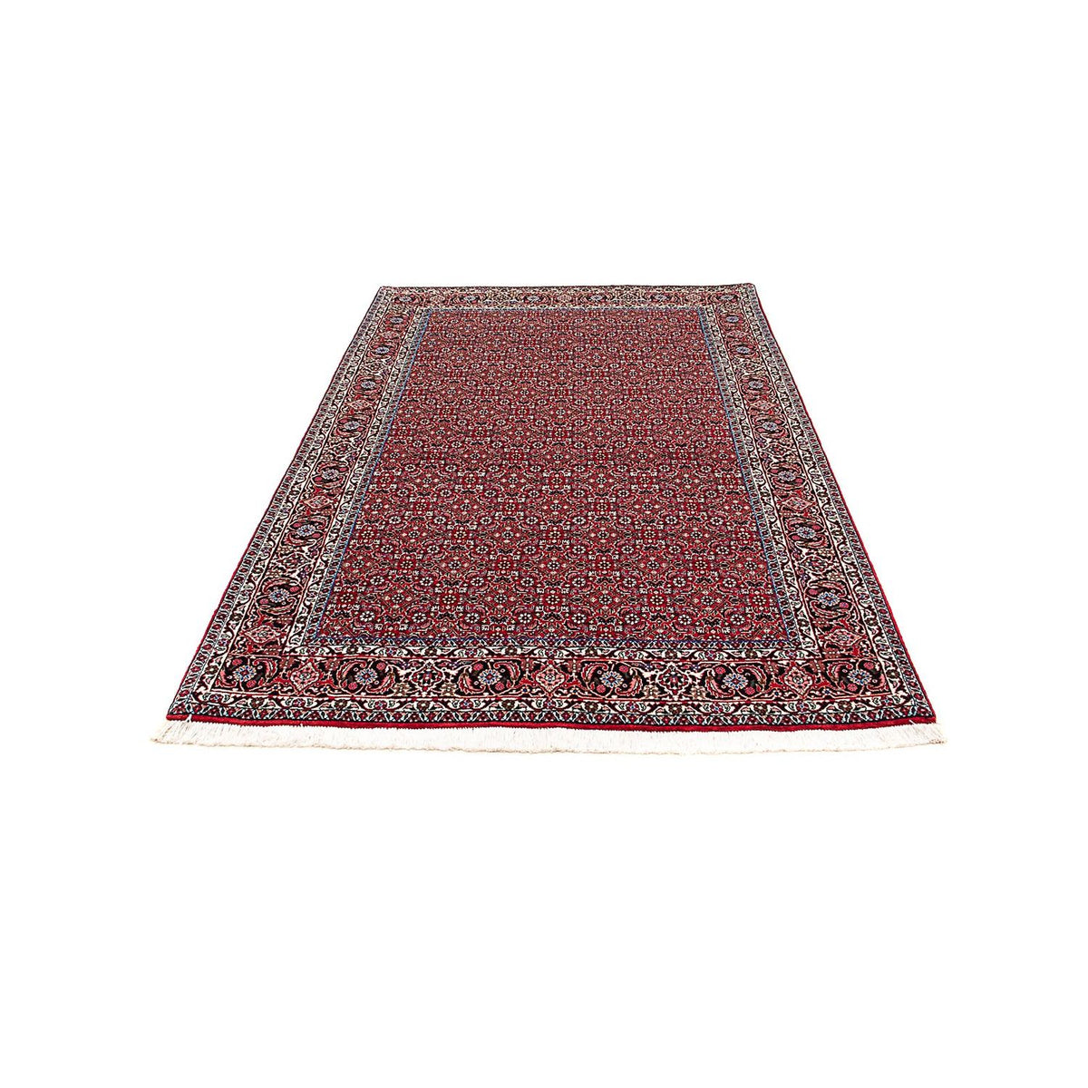 Alfombra persa - Bidjar - 209 x 134 cm - rojo claro