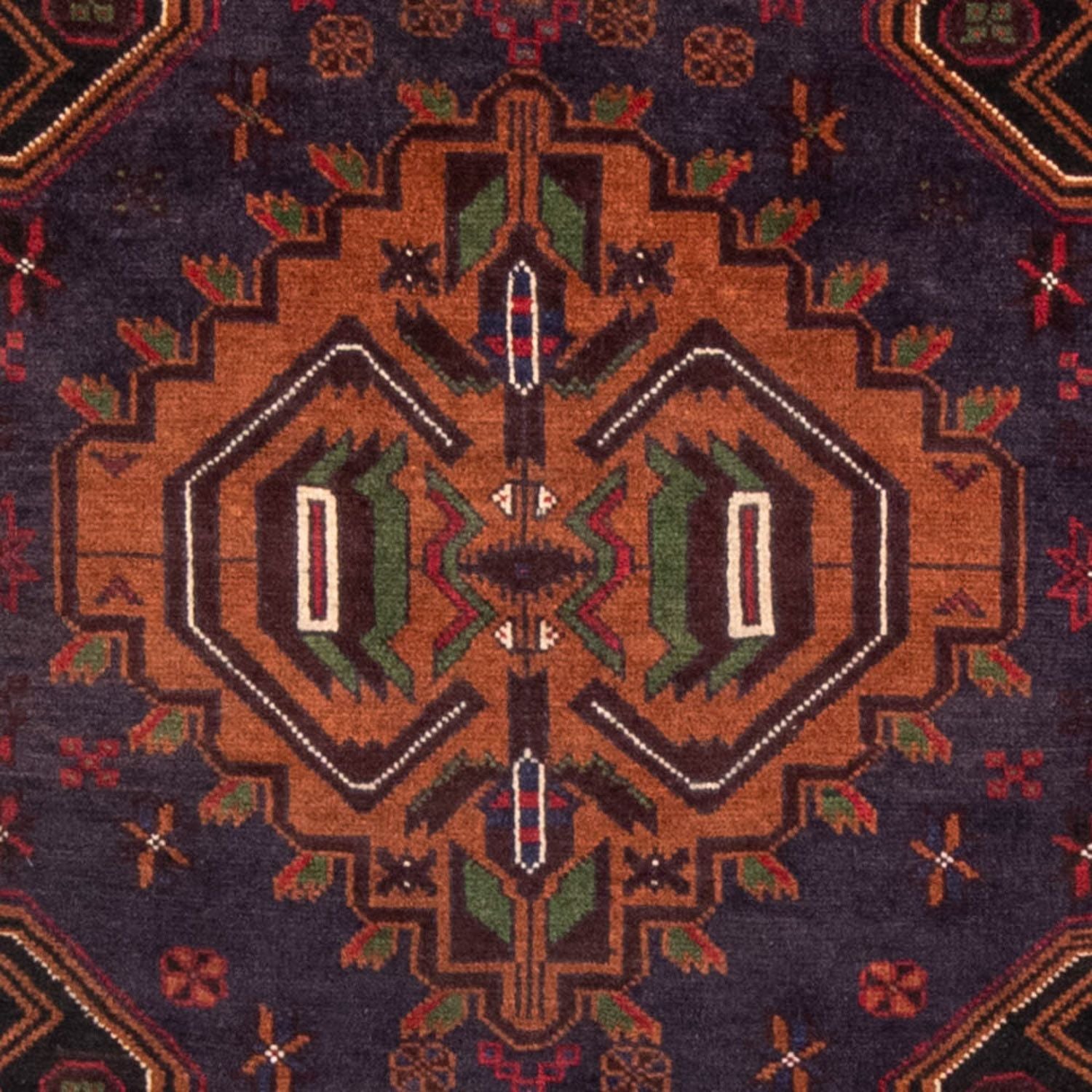 Alfombra Belutsch - 196 x 111 cm - azul oscuro