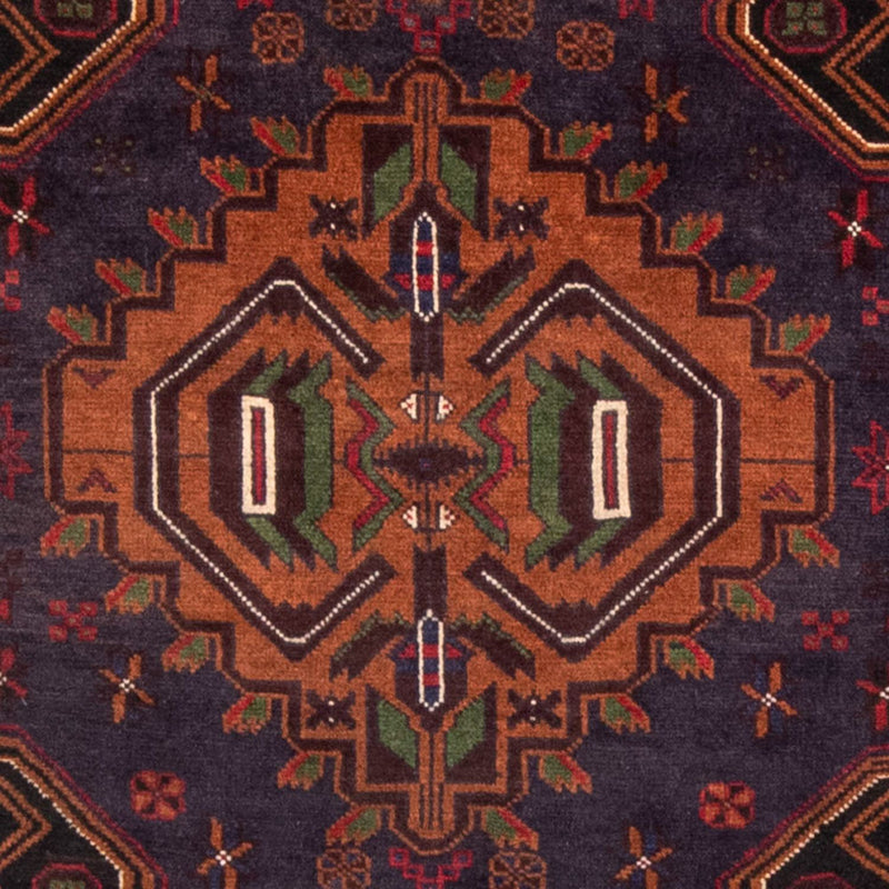 Alfombra Belutsch - 196 x 111 cm - azul oscuro