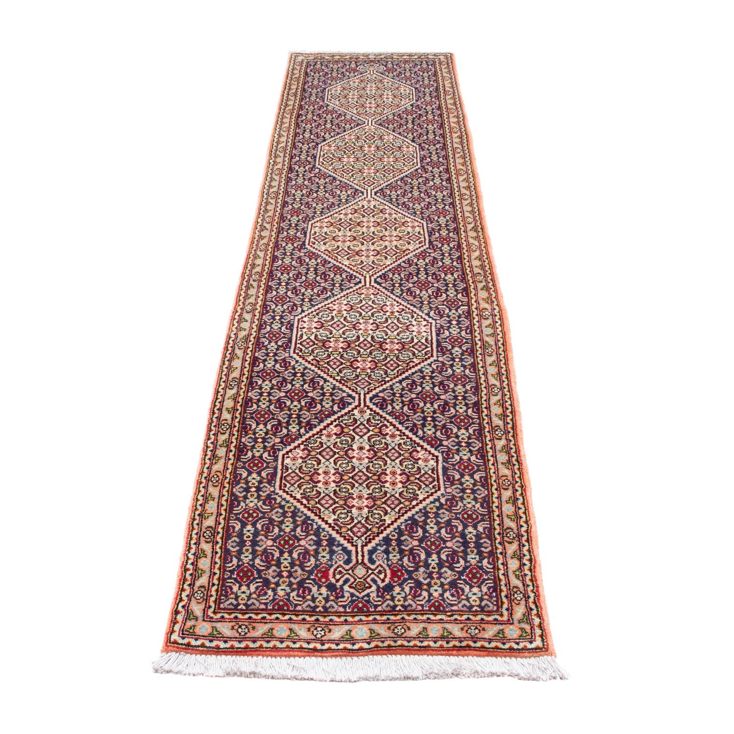Alfombra de pasillo Alfombra persa - Clásica - 249 x 50 cm - multicolor