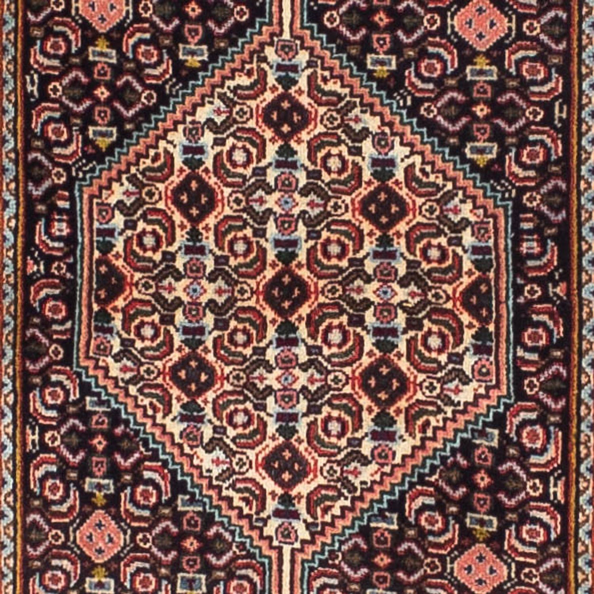 Alfombra de pasillo Alfombra persa - Clásica - 130 x 51 cm - rojo claro