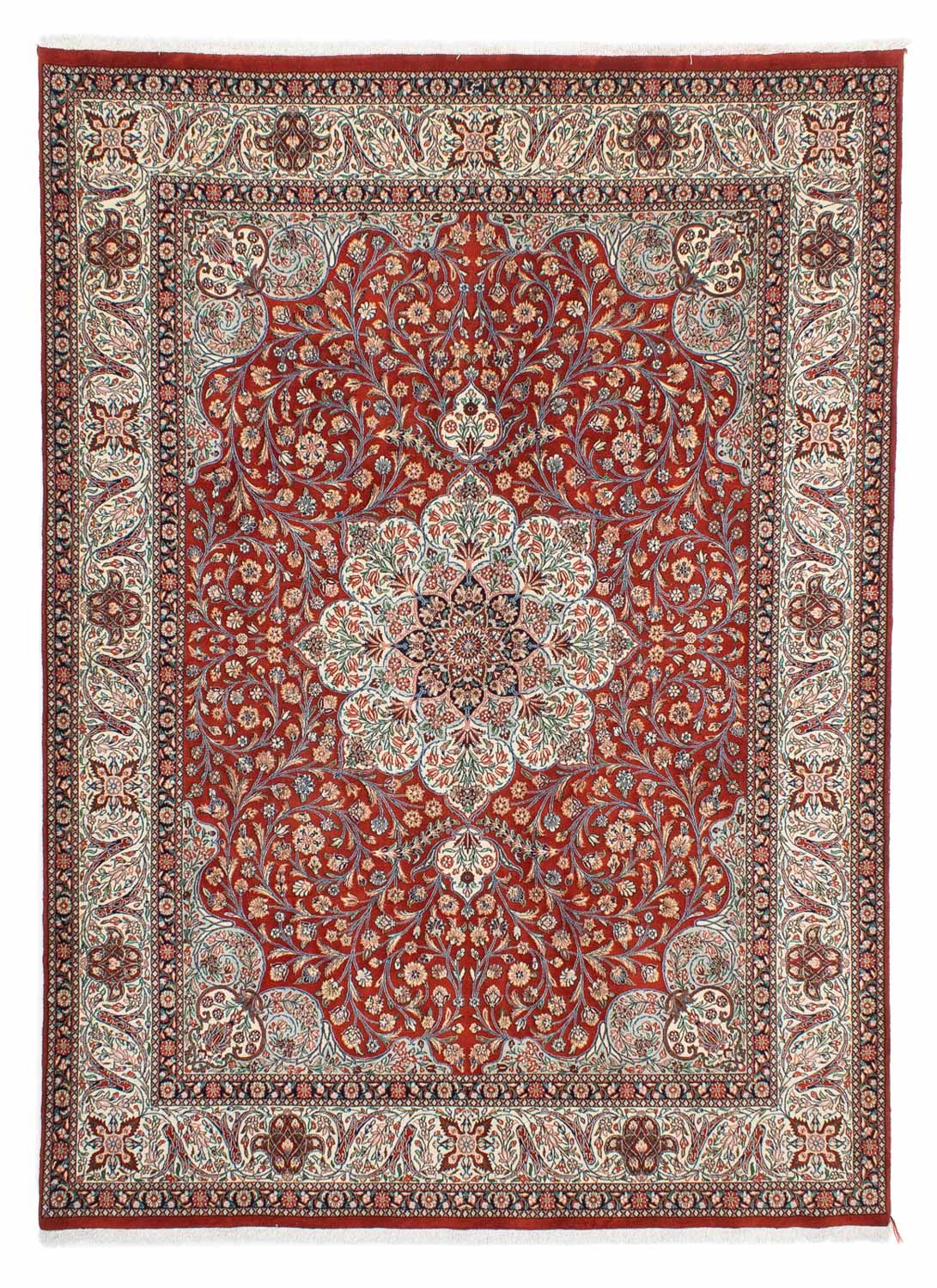Alfombra persa - Ghom - 274 x 209 cm - rojo