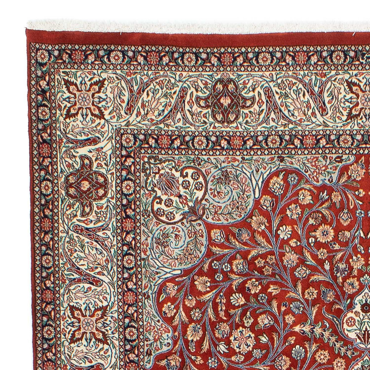 Alfombra persa - Ghom - 274 x 209 cm - rojo