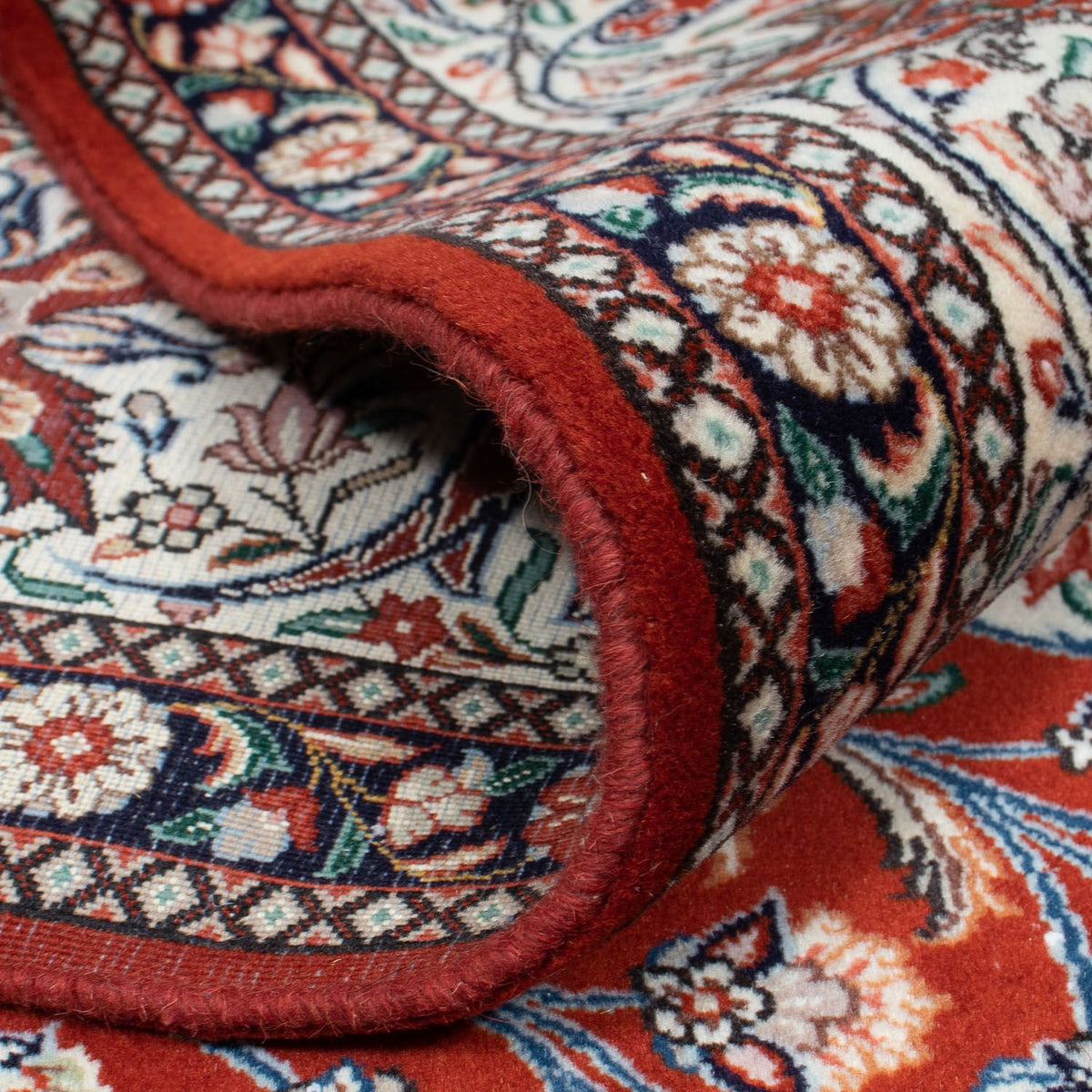 Alfombra persa - Ghom - 274 x 209 cm - rojo