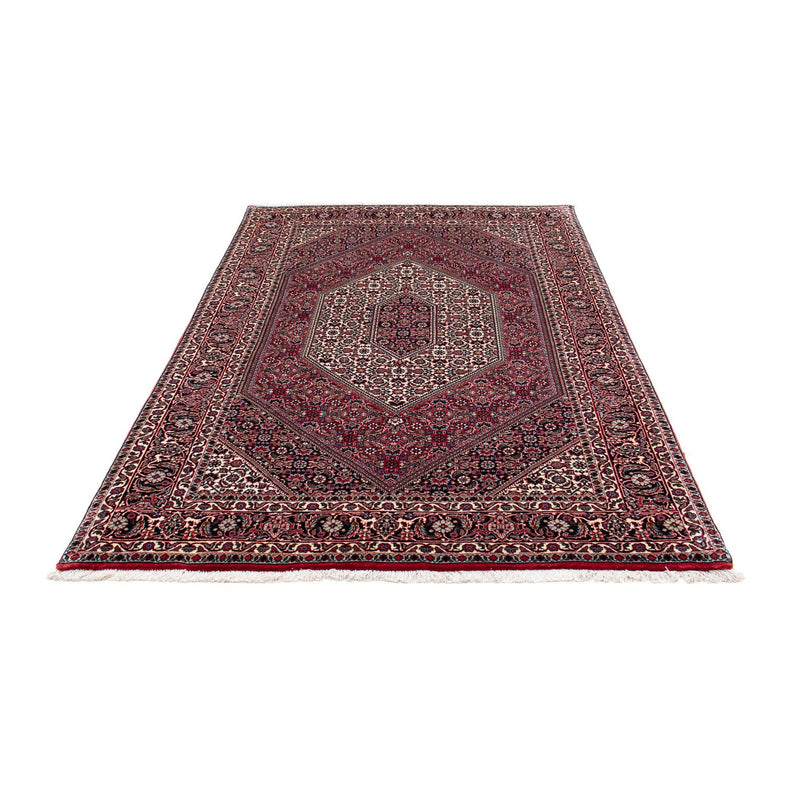 Alfombra persa - Bidjar - 198 x 132 cm - rojo claro