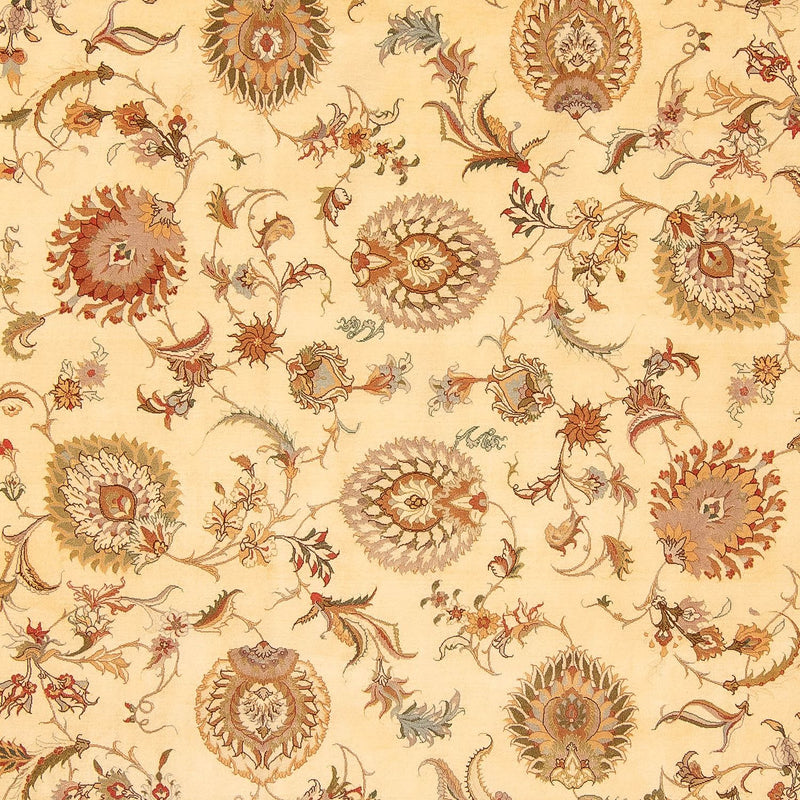 Alfombra Persa - Tabriz - Real - 346 x 256 cm - marrón claro