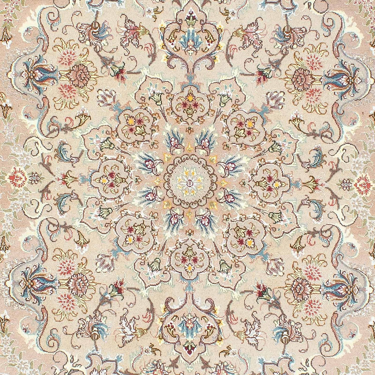 Alfombra Persa - Tabriz - Real - 210 x 150 cm - beige