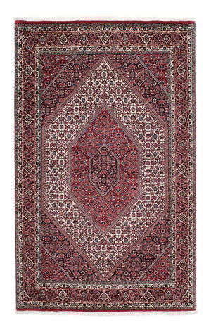 Alfombra persa - Bidjar - 205 x 131 cm - rojo claro