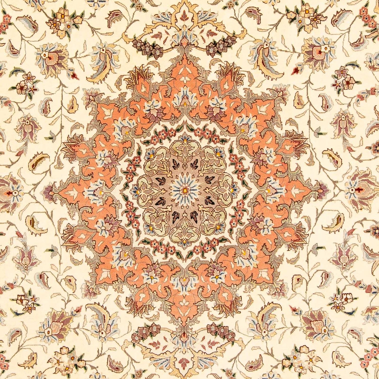 Alfombra Persa - Tabriz - Real - 300 x 204 cm - beige