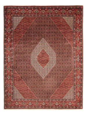 Alfombra persa - Bidjar - 394 x 302 cm - rojo claro