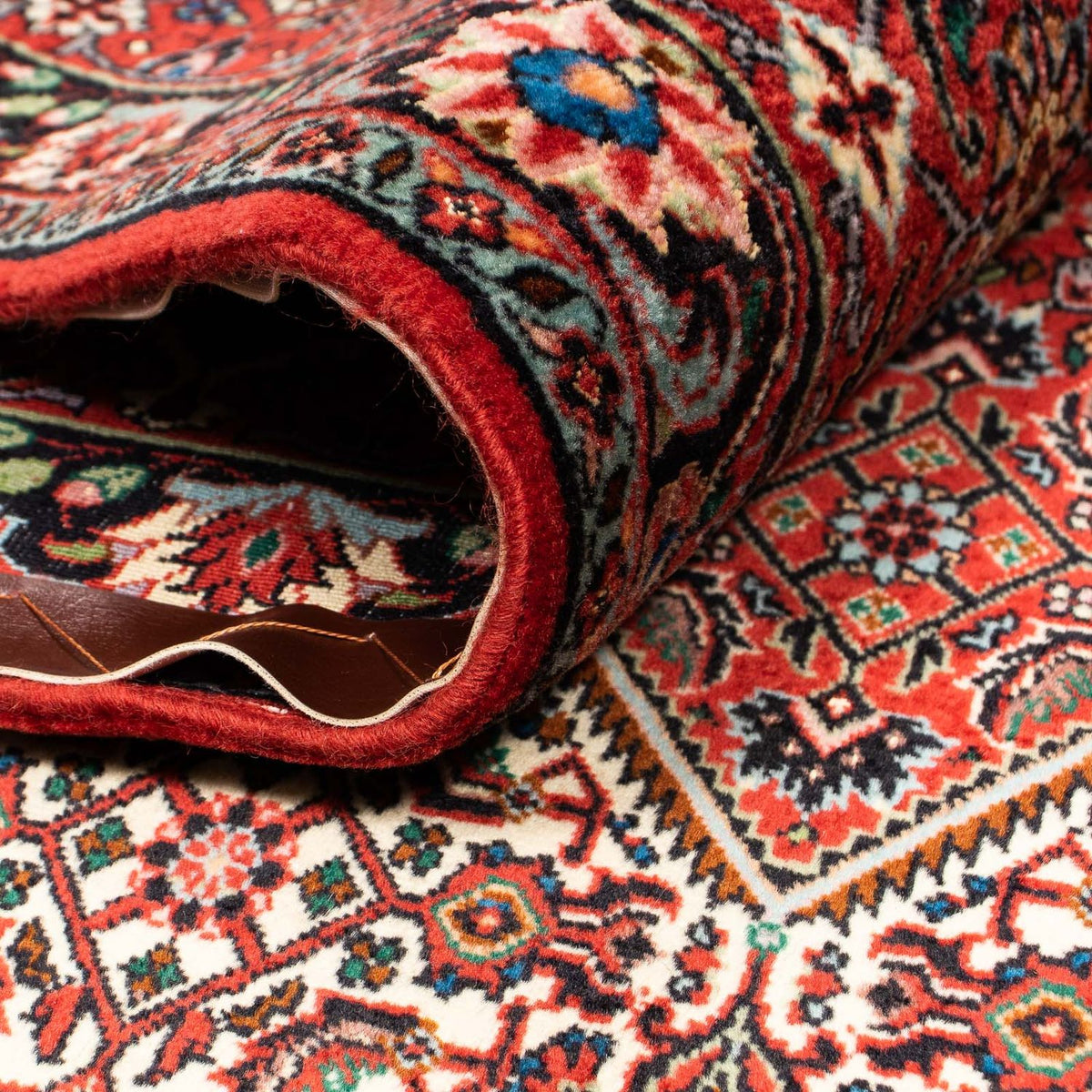 Alfombra persa - Bidjar - 394 x 302 cm - rojo claro