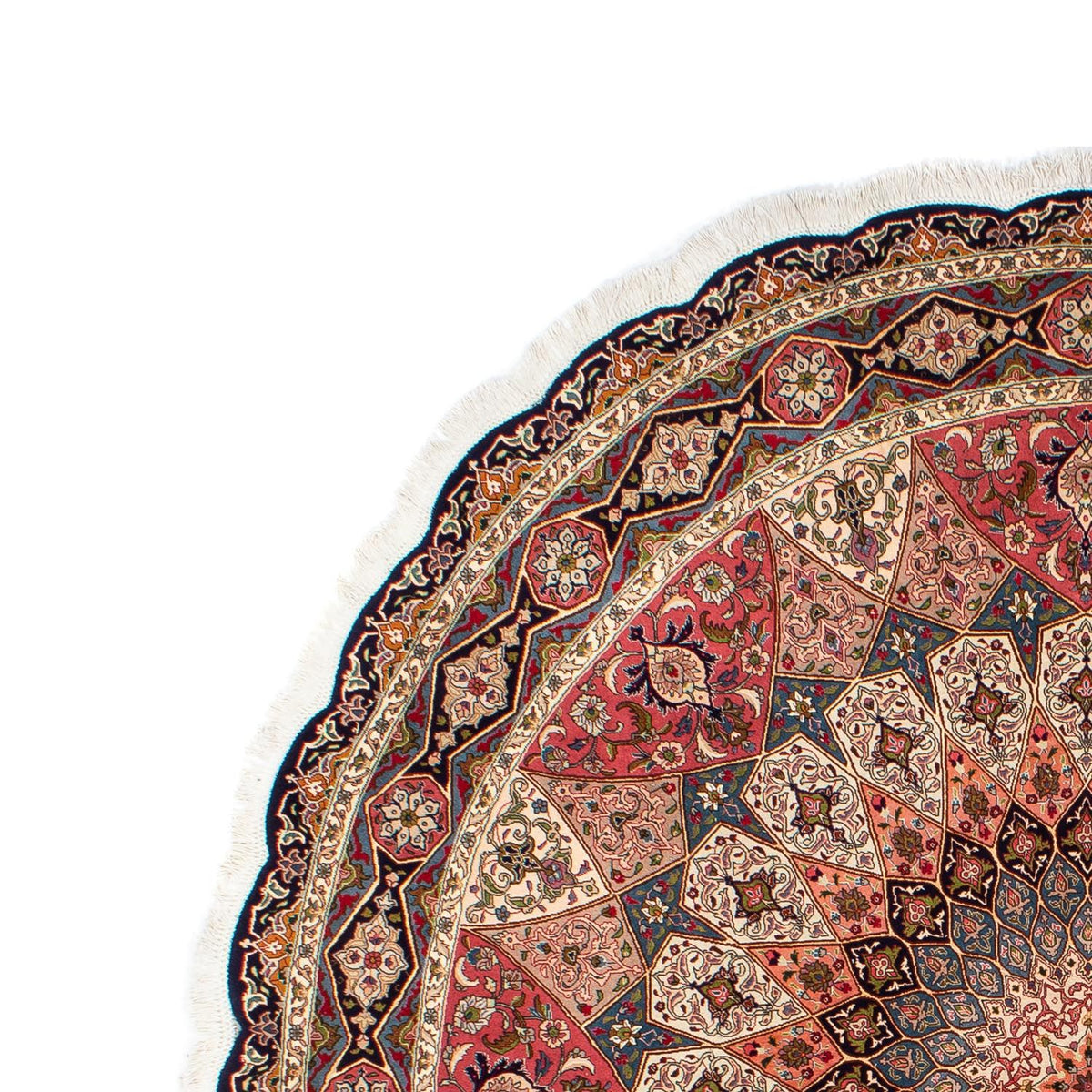 Tabriz - 50 Raj Alfombra 250x250cm - Alfombra persa