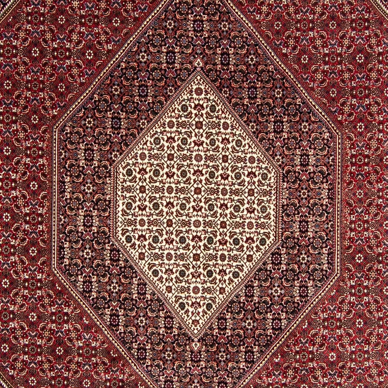 Alfombra persa - Bidjar - 349 x 245 cm - rojo claro
