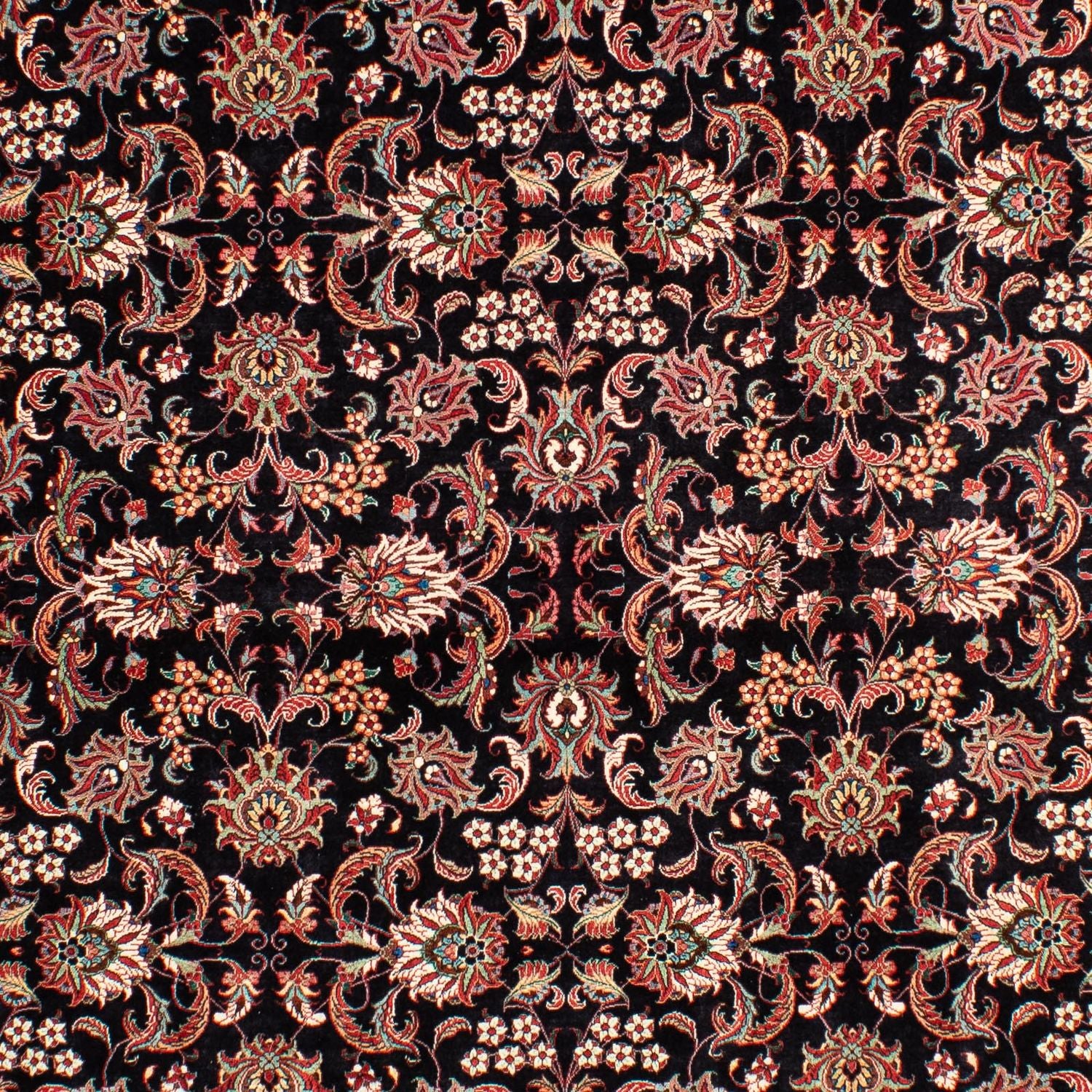 Alfombra persa - Bidjar - 299 x 203 cm - azul oscuro