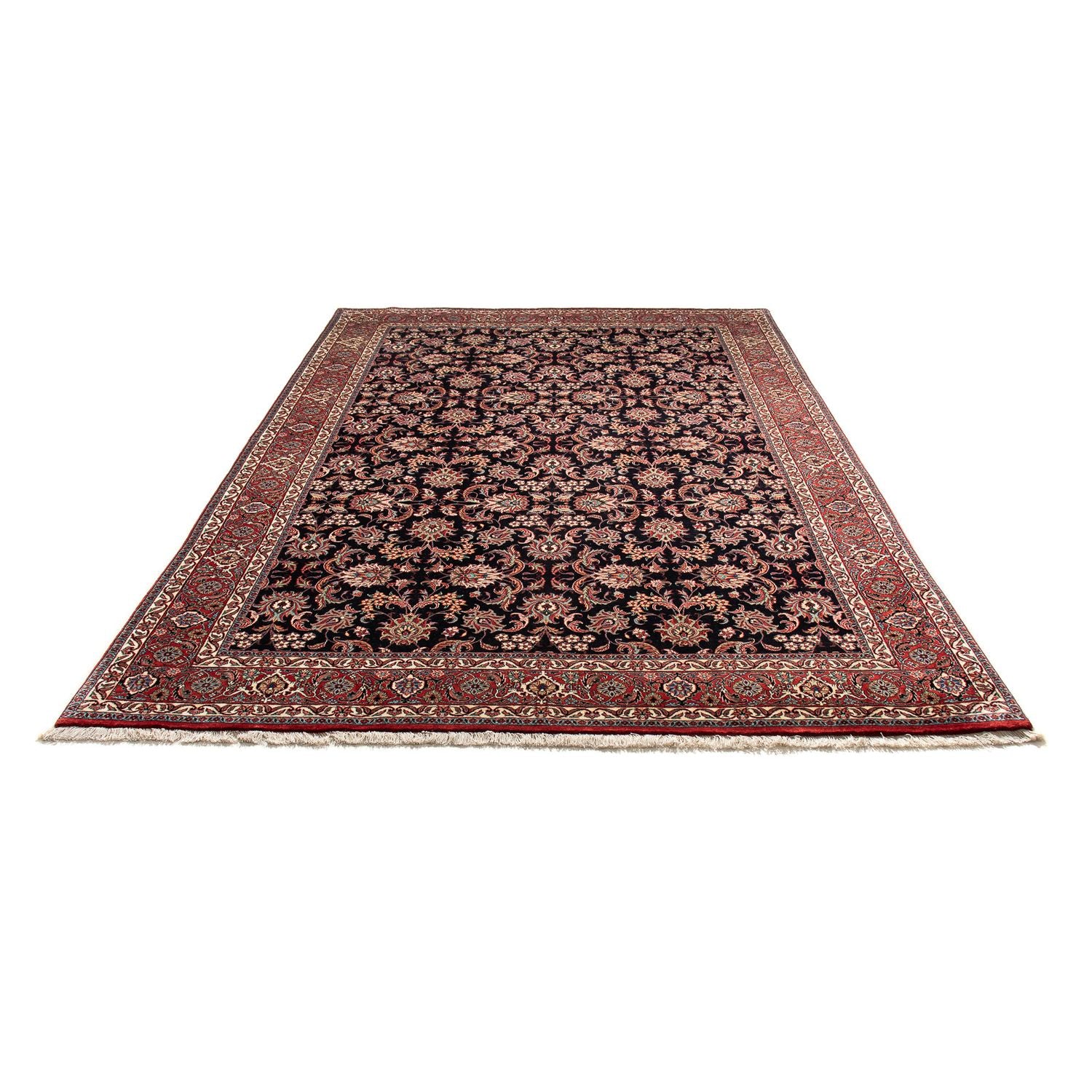 Alfombra persa - Bidjar - 299 x 203 cm - azul oscuro