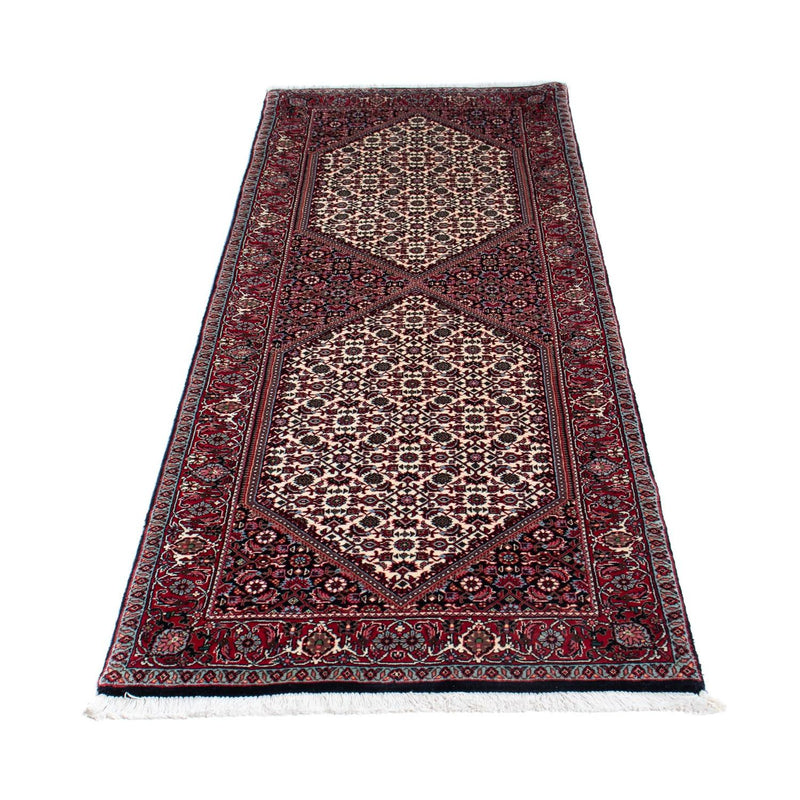 Alfombra de pasillo Alfombra persa - Bidjar - 218 x 77 cm - azul oscuro