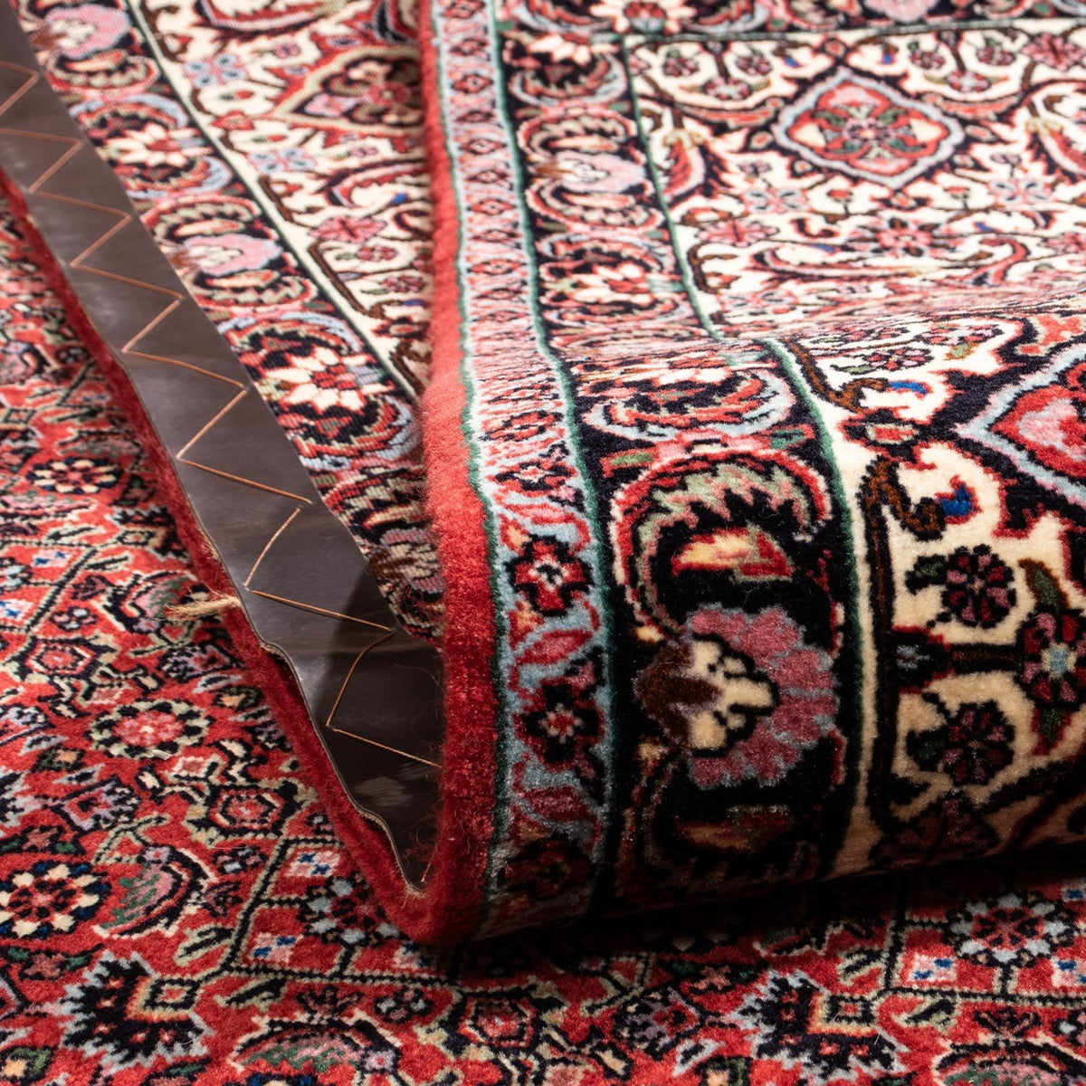 Alfombra persa - Bidjar - 338 x 252 cm - rojo