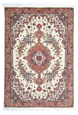 Alfombra Persa - Tabriz - Real - 90 x 60 cm - beige