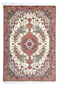 Alfombra Persa - Tabriz - Real - 90 x 60 cm - beige
