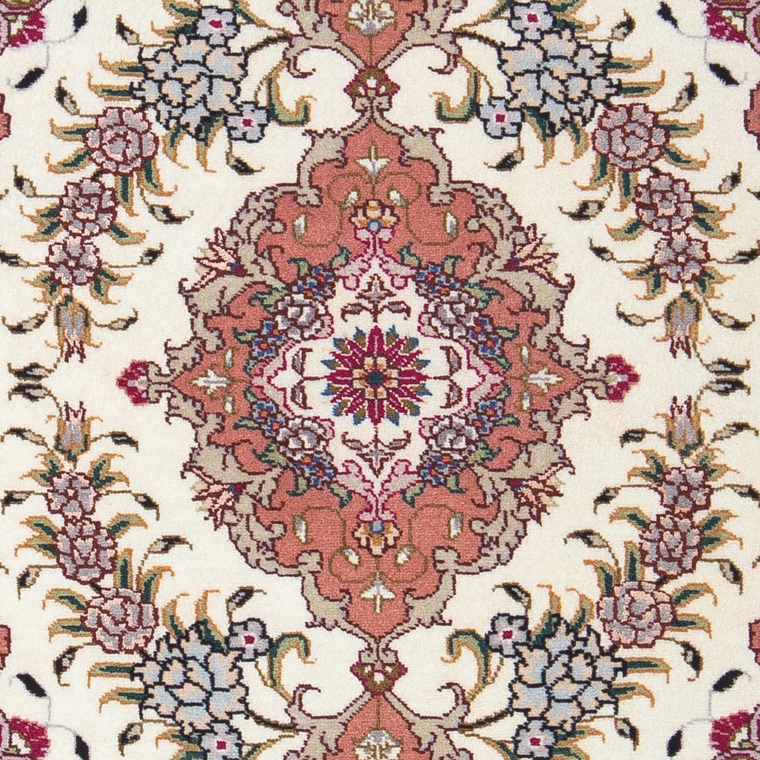 Alfombra Persa - Tabriz - Real - 90 x 60 cm - beige