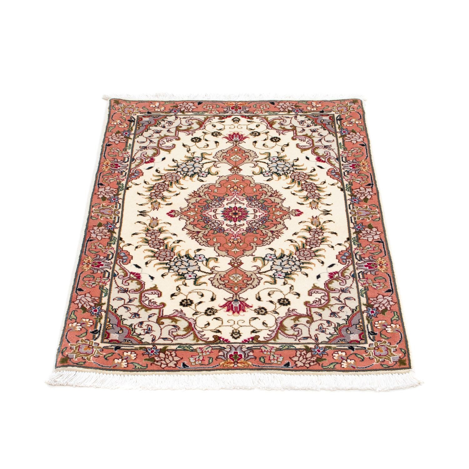 Alfombra Persa - Tabriz - Real - 90 x 60 cm - beige