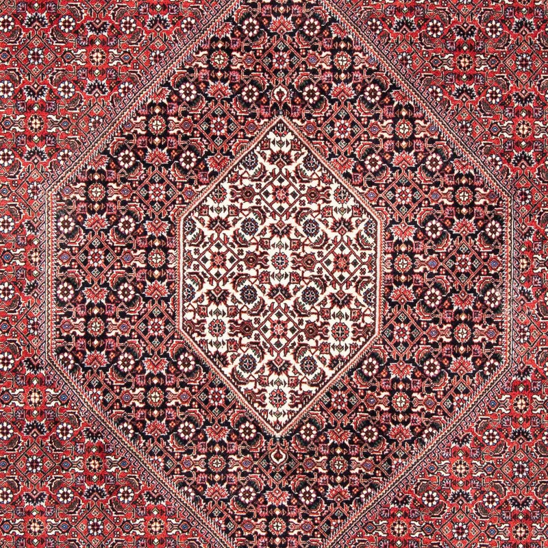Alfombra persa - Bidjar - 253 x 174 cm - rojo claro